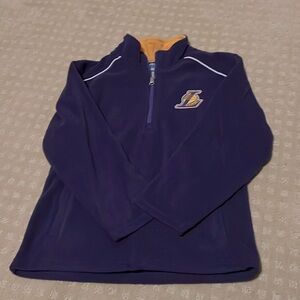 Youth size medium (8) half zip sweater.